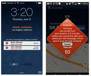 Customised Lock Screen and Stationary Alert