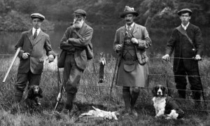 What, what, Old Boy - I can't shoot grice in these trizers. (With apologies to Steve Bell)